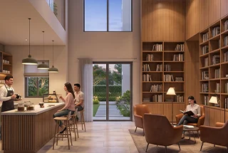 Library & Cafe