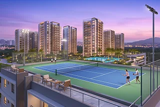 Rooftop Tennis Court